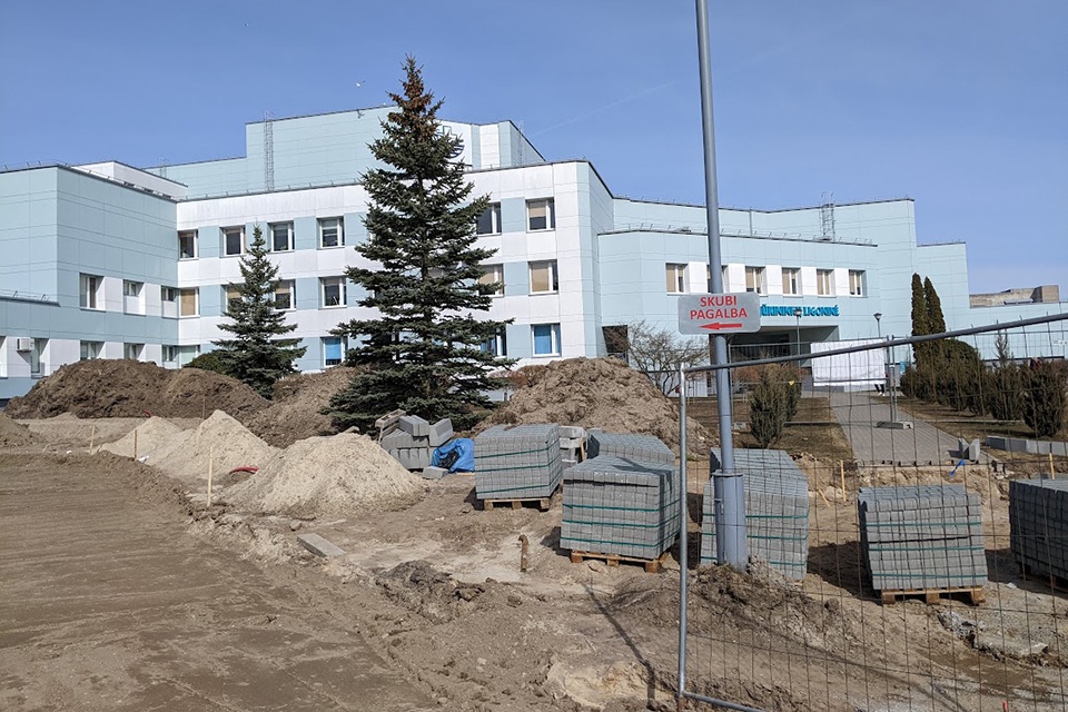 Užstrigo Jūrininkų ligoninės priimamojo rekonstrukcija