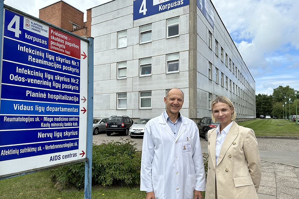 Klaipėdos universiteto ligoninėje bus modernizuojama infekcinių ligų klinika