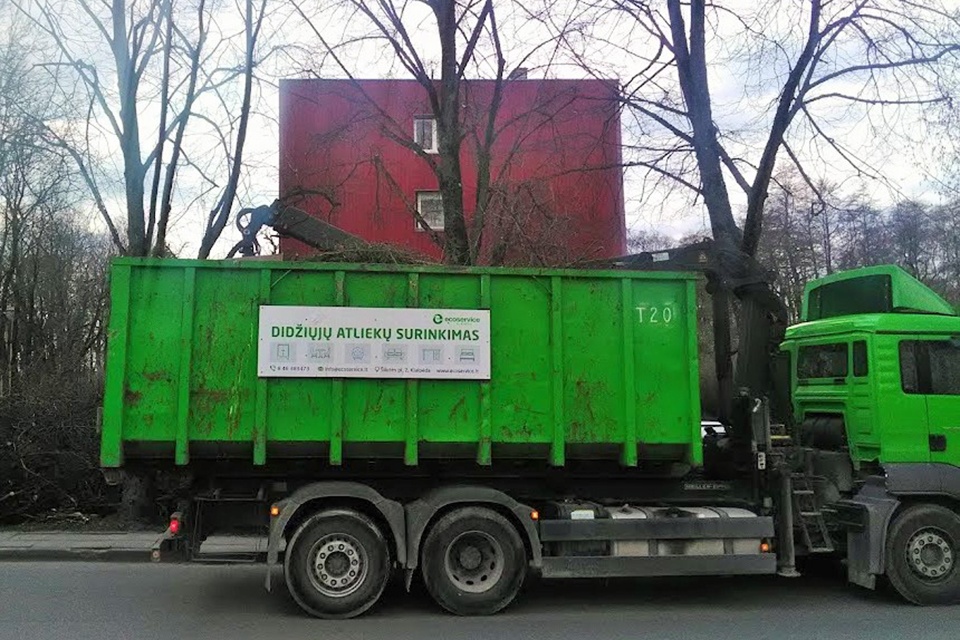 Šį savaitgalį didžiosios atliekos bus surenkamos šiaurinėje Klaipėdos dalyje