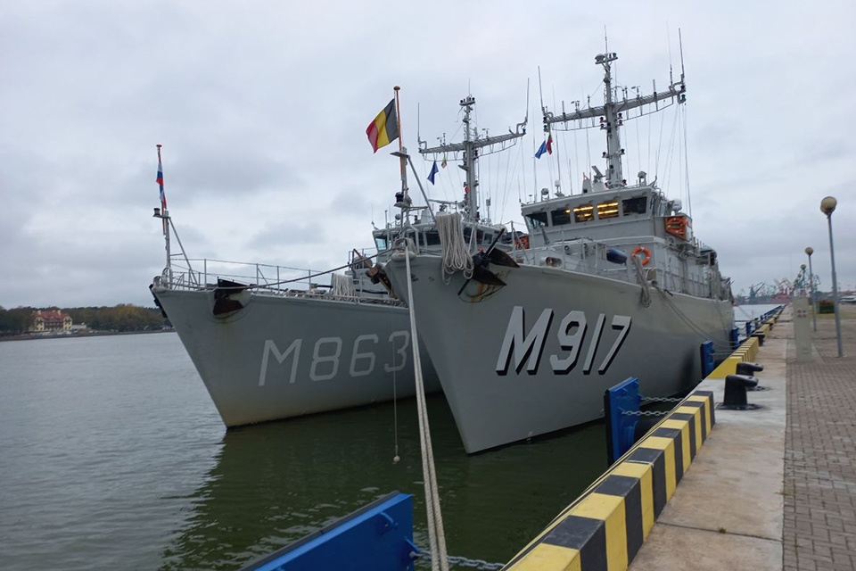 Klaipėdoje – Belgijos ir Nyderlandų priešmininių laivų vizitas