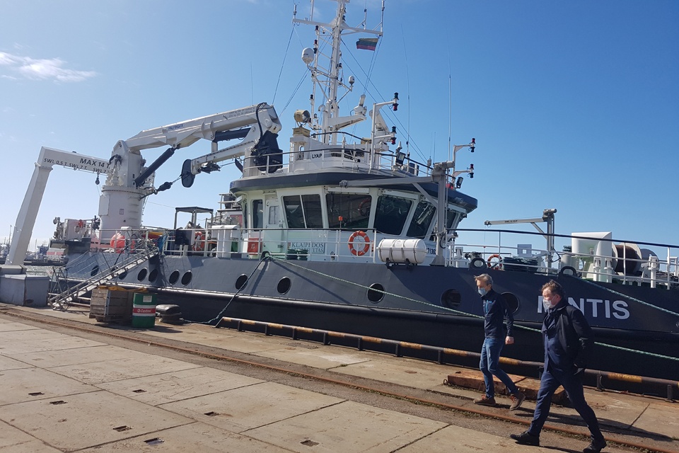 Vilniečiams prireikė laivo moksliniams tyrimams Baltijos jūroje