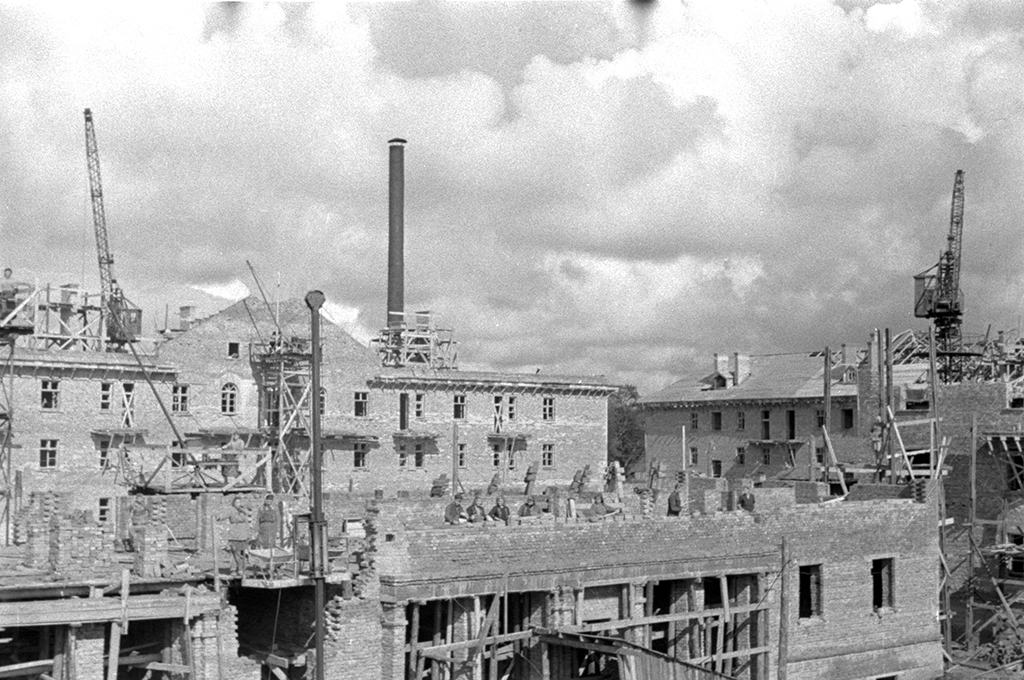 Statybos Klaipėdoje 1952-aisiais.