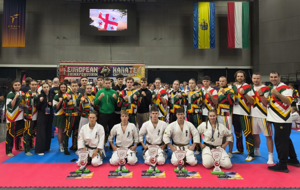„Shodan“ sportininkai Europos karatė čempionate Vengrijoje