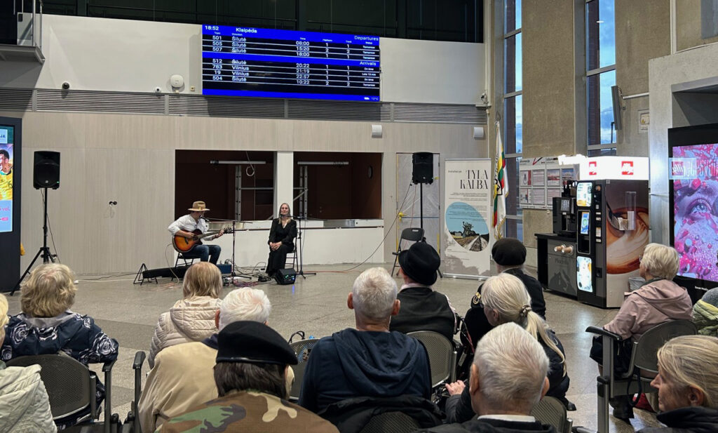 Renginys Klaipėdos geležinkelio stotyje