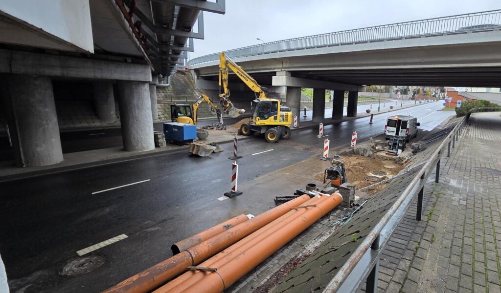 Remonto darbai ties viaduku