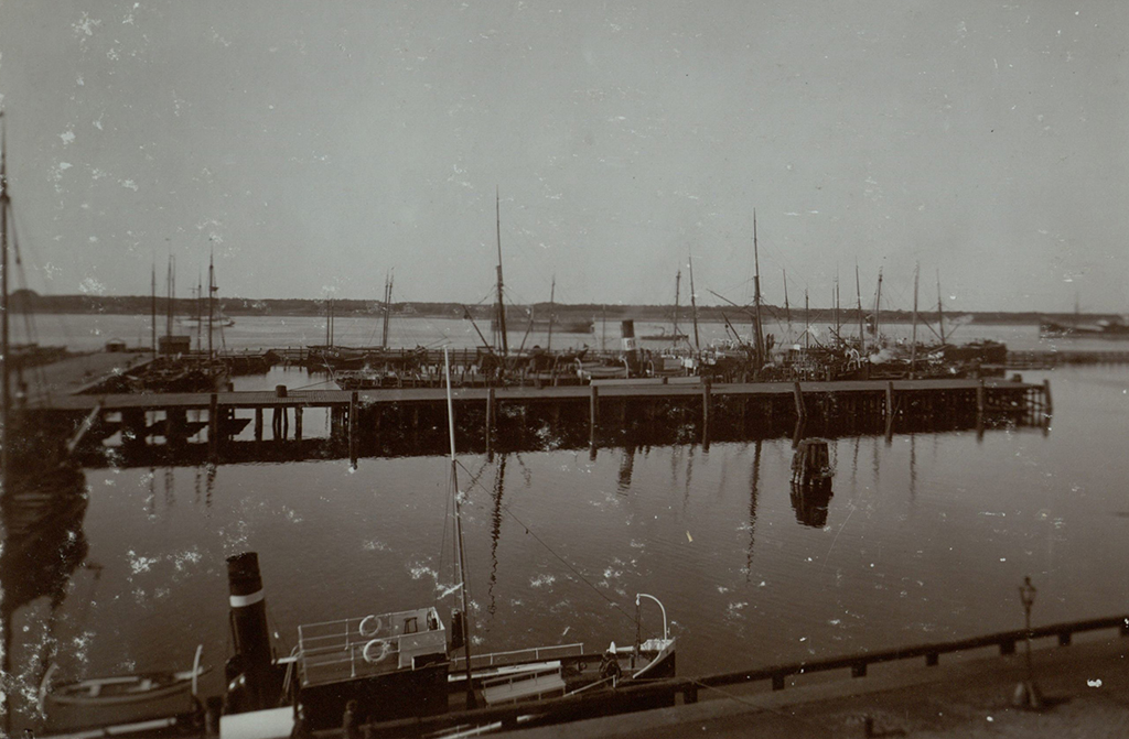 Klaipėdos uostas 1925-aisiais. 