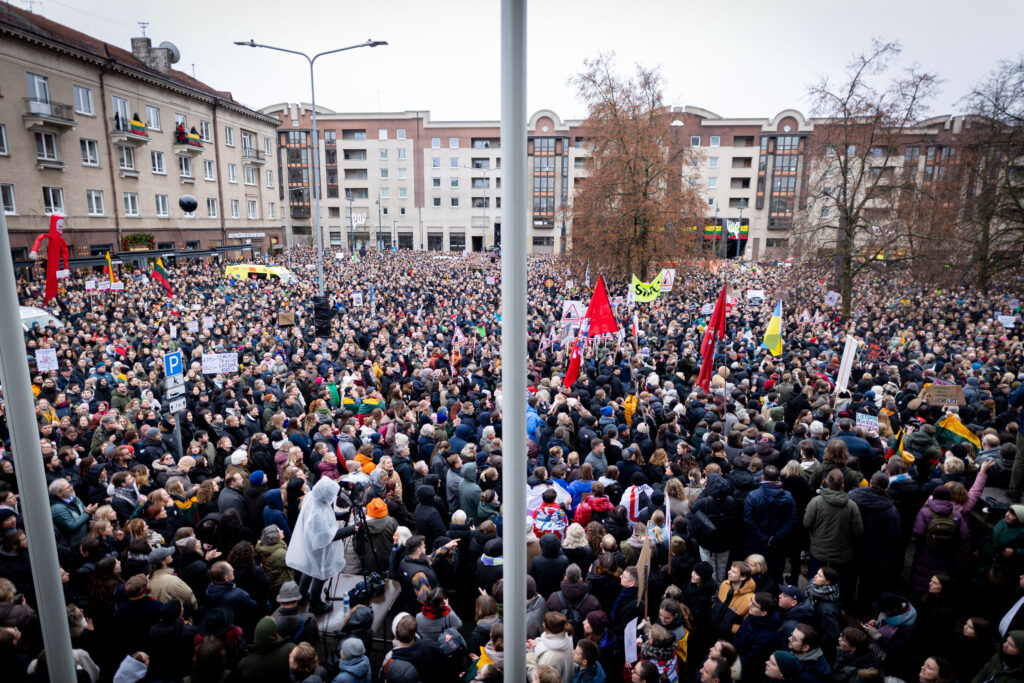 mitingas „Šalin rankas nuo laisvo žodžio“