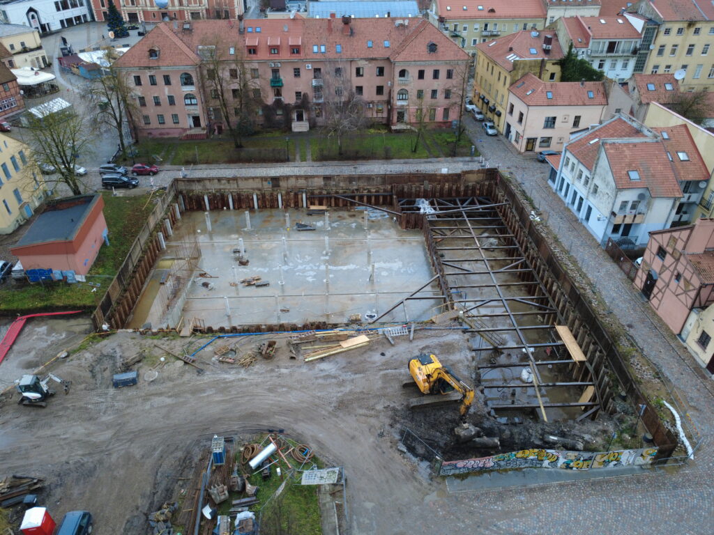 Statybos senamiestyje