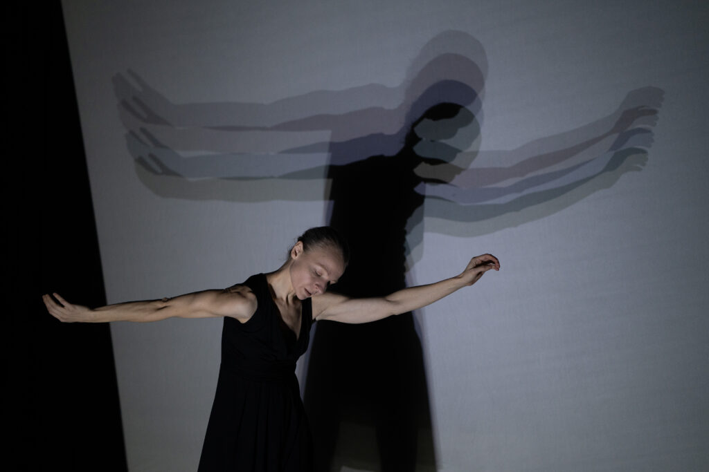 Spektaklio Kontūrai akimirka