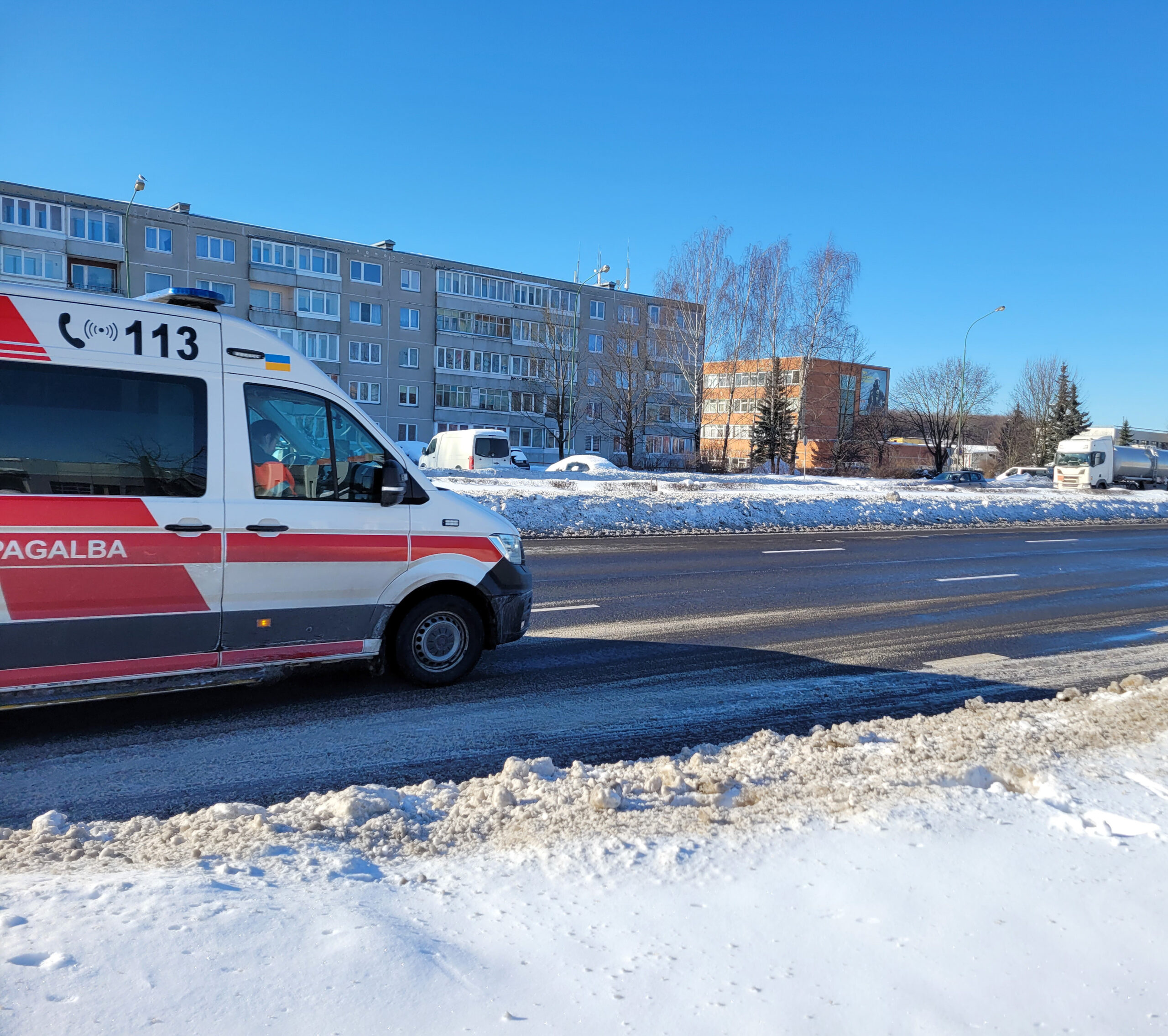 Klaipėdos žiema ant ledo: gerokai daugiau traumų nei prieš metus