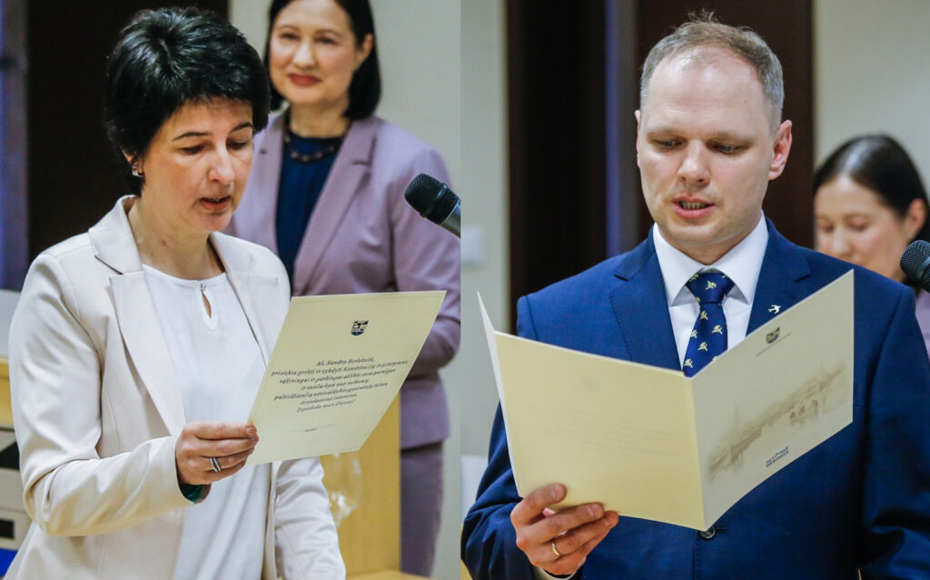 Sandra Berletaitė ir Laurynas Vainutis.