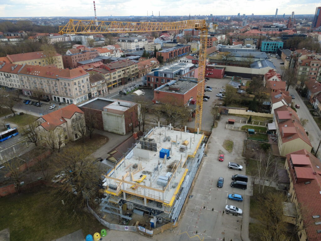 Pievų Tako daugiabučio statybos