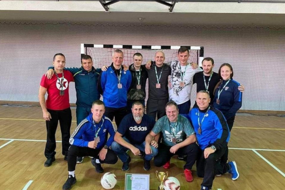 Klaipėdos apskrities VPK salės futbolo komanda –  pogrupio nugalėtoja