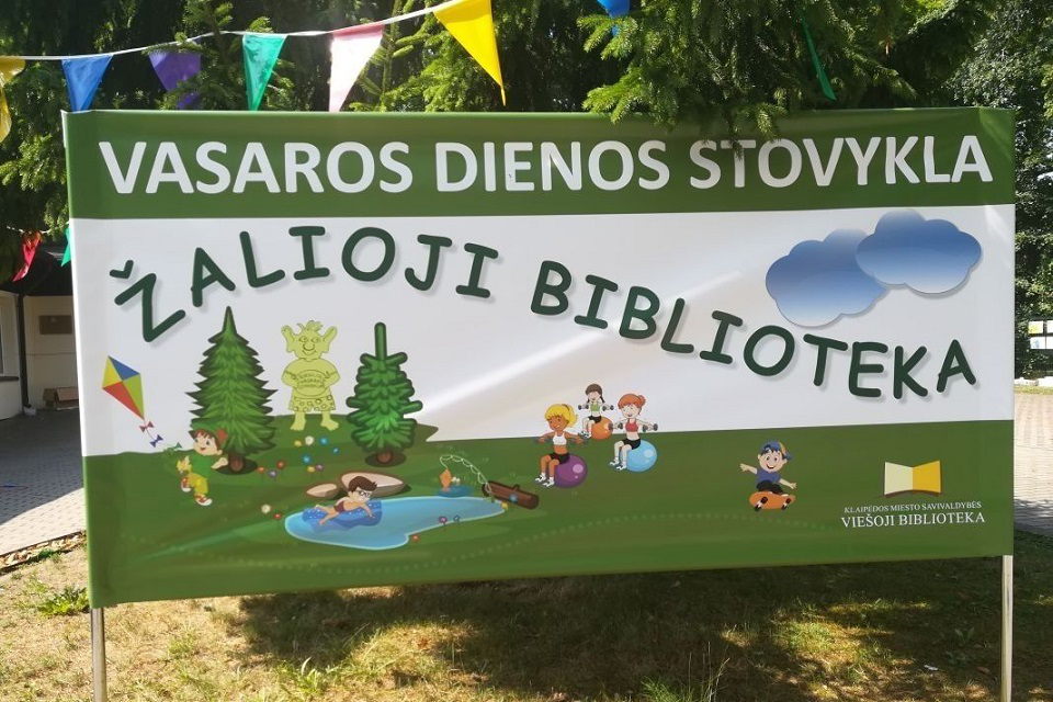 Vasarą vaikus kvies „Žalioji biblioteka”