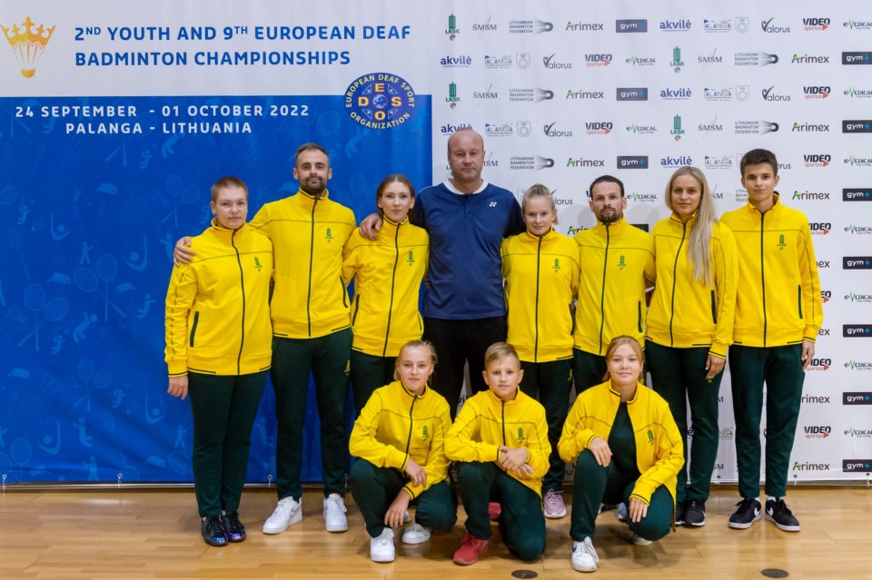 Palangoje prasidėjo Europos kurčiųjų badmintono čempionatas
