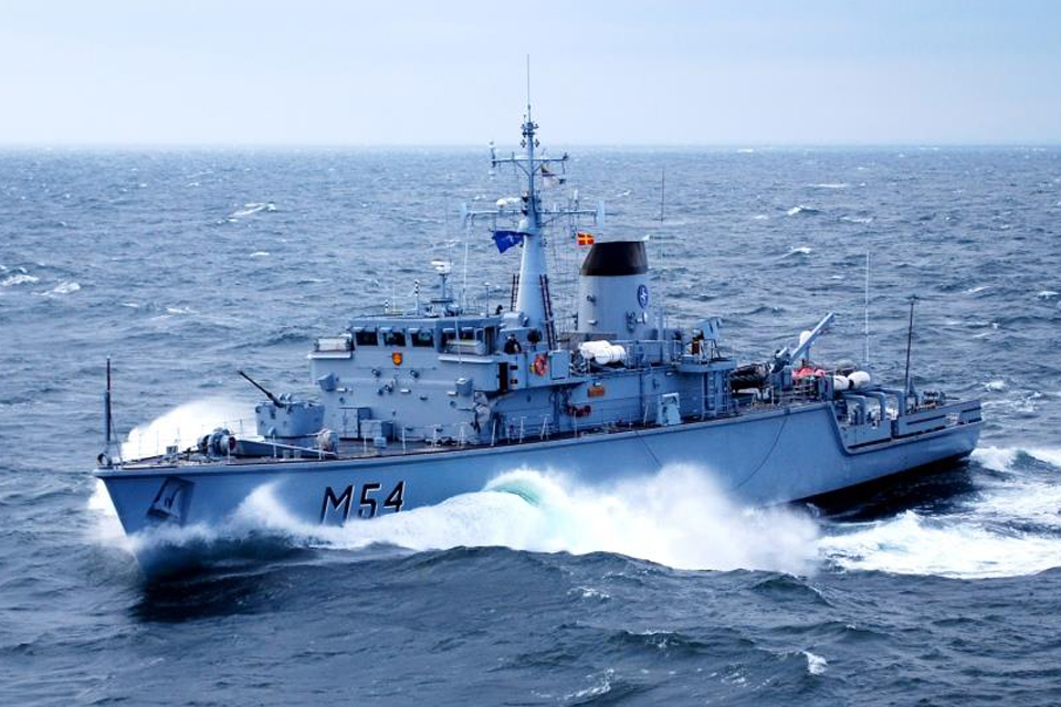 ,,Kuršis“ prisijungia prie NATO priešmininių laivų grupės