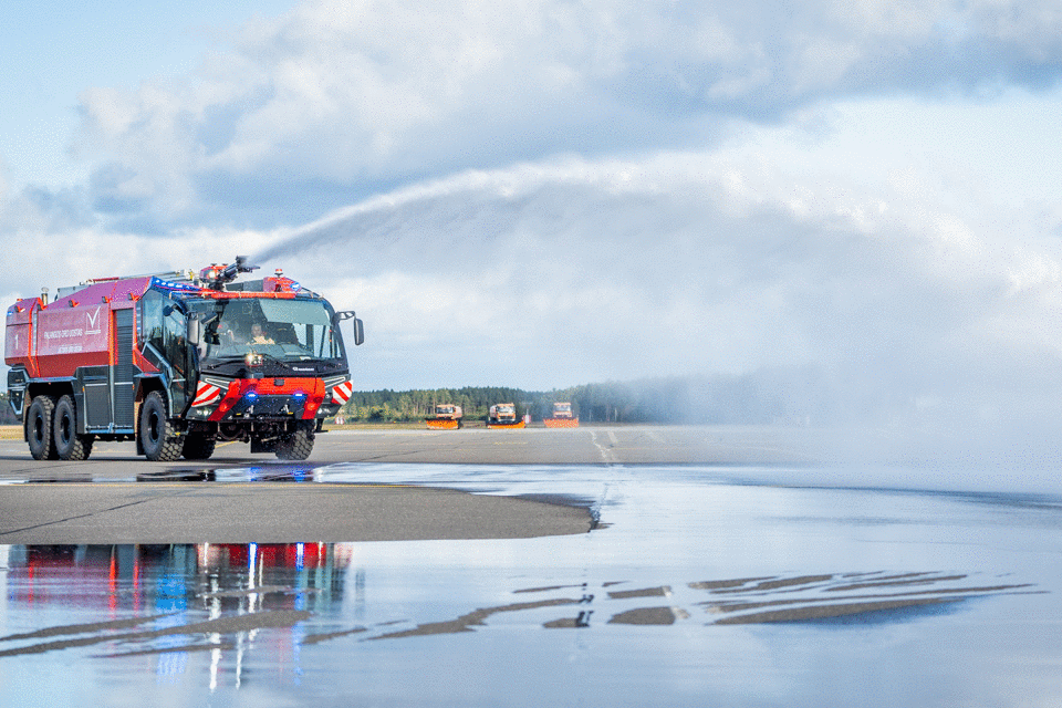 Palangos oro uoste – naujas priešgaisrinės tarnybos automobilis