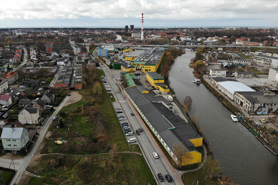Klaipėdos autobusų parkas išplaukia į Dangės upę