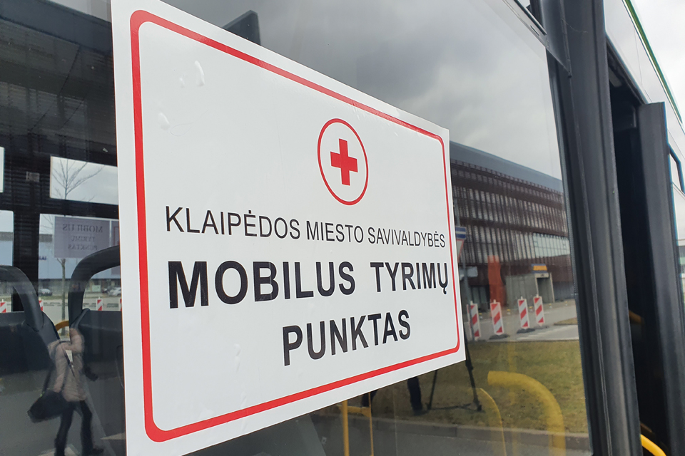 Klaipėdos mobiliajame punkte – didesni pajėgumai