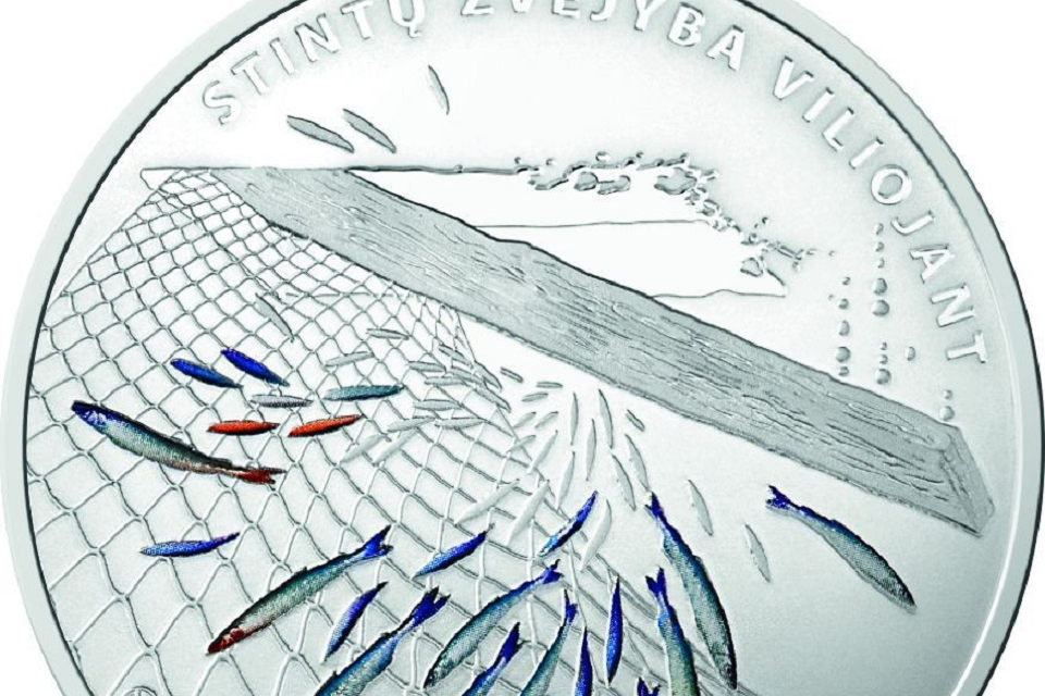 Stintų žvejybos tradicija – kolekcinėje monetoje