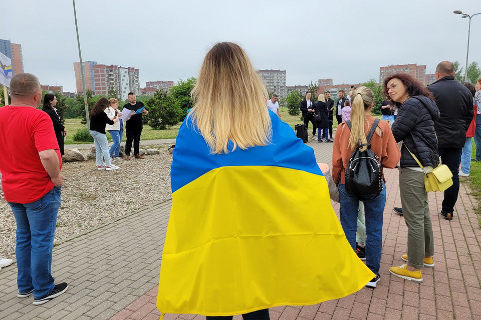 Pavogta Ukrainos vėliava