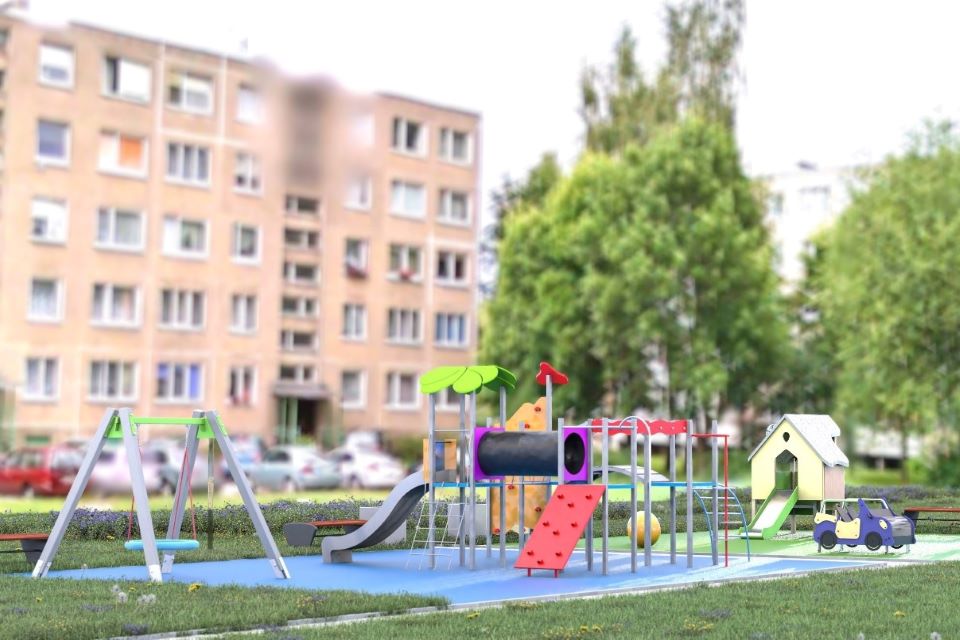 Naujos vaikų žaidimų aikštelės Klaipėdoje – jau rudenį